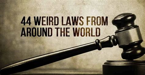 weird strange laws.